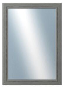 DANTIK - Zrkadlo v rámu, rozmer s rámom 50x70 cm z lišty STEP tmavošedá (3021)
