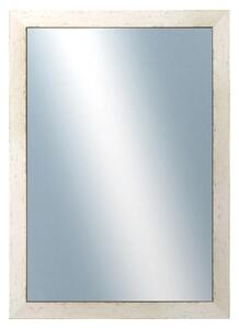 DANTIK - Zrkadlo v rámu, rozmer s rámom 50x70 cm z lišty RETRO biela (2531)