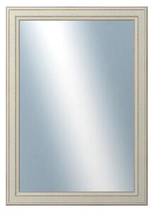DANTIK - Zrkadlo v rámu, rozmer s rámom 50x70 cm z lišty STEP biela (3018)