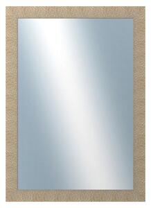 DANTIK - Zrkadlo v rámu, rozmer s rámom 50x70 cm z lišty Golf Champagne (2490)