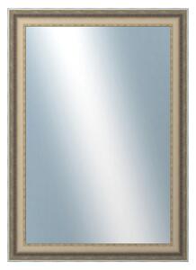 DANTIK - Zrkadlo v rámu, rozmer s rámom 50x70 cm z lišty DOPRODEJMETAL AG prehnutá veľká (3025)