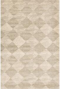 Béžový vlnený koberec 200x300 cm Agnus Checkered – Agnella