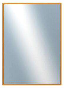 DANTIK - Zrkadlo v rámu, rozmer s rámom 50x70 cm z lišty Hliník oranžová (7269217)