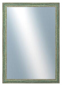 DANTIK - Zrkadlo v rámu, rozmer s rámom 50x70 cm z lišty LYON zelená (2706)