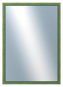 DANTIK - Zrkadlo v rámu, rozmer s rámom 50x70 cm z lišty BOX zelená morená (1751)