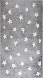 Sivý prateľný detský koberec 80x120 cm Shining Stars – Vitaus