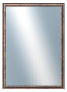 DANTIK - Zrkadlo v rámu, rozmer s rámom 50x70 cm z lišty TRITON meď antik (2141)