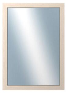 DANTIK - Zrkadlo v rámu, rozmer s rámom 50x70 cm z lišty 4020 biela prederaná (2766)