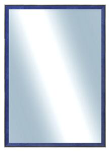 DANTIK - Zrkadlo v rámu, rozmer s rámom 50x70 cm z lišty Inclinata colori modrá (3139)