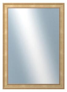 DANTIK - Zrkadlo v rámu, rozmer s rámom 50x70 cm z lišty TOOTH malá zlatá (3161)