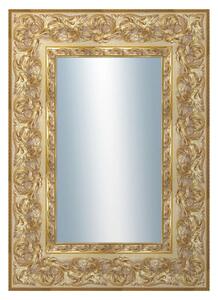 DANTIK - Zrkadlo v rámu, rozmer s rámom 50x70 cm z lišty KŘÍDLO ozdobné zlaté (2890)