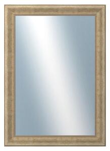 DANTIK - Zrkadlo v rámu, rozmer s rámom 50x70 cm z lišty KŘÍDLO malé strieborné patina (2775)