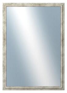 DANTIK - Zrkadlo v rámu, rozmer s rámom 50x70 cm z lišty TRITON strieborná (2143)