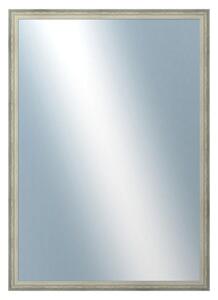 DANTIK - Zrkadlo v rámu, rozmer s rámom 50x70 cm z lišty DELFINO strieborná (2897)