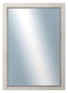 DANTIK - Zrkadlo v rámu, rozmer s rámom 50x70 cm z lišty CARRARA biela (2896)