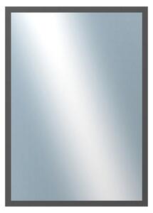 DANTIK - Zrkadlo v rámu, rozmer s rámom 50x70 cm z lišty KASSETTE šedá (3078)