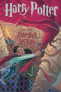 Umelecká tlač Harry Potter - Chamber of Secrets book cover, (26.7 x 40 cm)