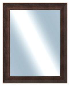 DANTIK - Zrkadlo v rámu, rozmer s rámom 40x50 cm z lišty KOSTELNÍ malá hnedá (3165)