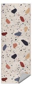 Krémový prateľný behúň 80x200 cm Cracked Terrazzo – Mila Home