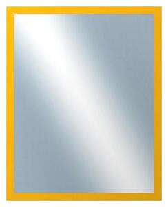 DANTIK - Zrkadlo v rámu, rozmer s rámom 40x50 cm z lišty PERLA žltá lesklá (2880)
