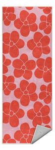 Červený/ružový prateľný behúň 60x230 cm Poppy Fields – Mila Home