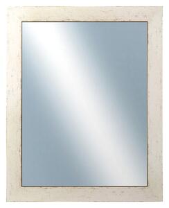 DANTIK - Zrkadlo v rámu, rozmer s rámom 40x50 cm z lišty RETRO biela (2531)