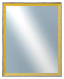DANTIK - Zrkadlo v rámu, rozmer s rámom 40x50 cm z lišty Inclinata colori žltá (3137)