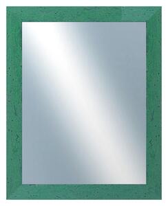 DANTIK - Zrkadlo v rámu, rozmer s rámom 40x50 cm z lišty RETRO zelená (2535)