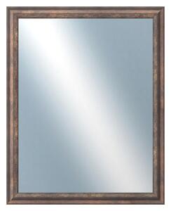 DANTIK - Zrkadlo v rámu, rozmer s rámom 40x50 cm z lišty TRITON meď antik (2141)