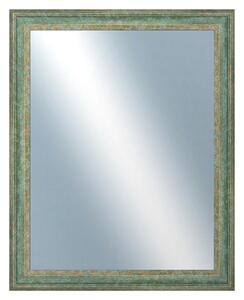 DANTIK - Zrkadlo v rámu, rozmer s rámom 40x50 cm z lišty LYON zelená (2706)