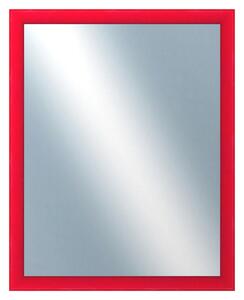 DANTIK - Zrkadlo v rámu, rozmer s rámom 40x50 cm z lišty BOX červená morená (1750)
