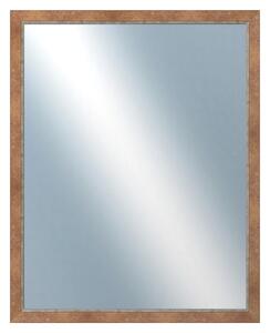 DANTIK - Zrkadlo v rámu, rozmer s rámom 40x50 cm z lišty TOMAS medená (2937)