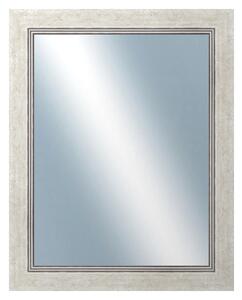 DANTIK - Zrkadlo v rámu, rozmer s rámom 40x50 cm z lišty CARRARA biela (2896)