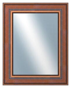 DANTIK - Zrkadlo v rámu, rozmer s rámom 40x50 cm z lišty ANGLIE hnedá (561)
