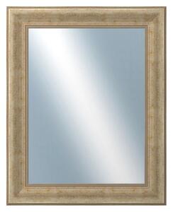 DANTIK - Zrkadlo v rámu, rozmer s rámom 40x50 cm z lišty KŘÍDLO malé strieborné patina (2775)
