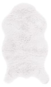 Biela umelá kožušina Tiseco Home Studio Sheepskin, 80 × 150 cm