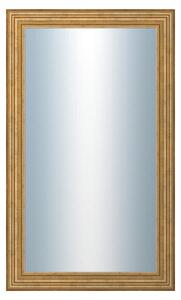 DANTIK - Zrkadlo v rámu, rozmer s rámom 60x100 cm z lišty HRAD zlatá patina (2822)