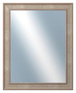 DANTIK - Zrkadlo v rámu, rozmer s rámom 40x50 cm z lišty TOOTH malá strieborná (3162)