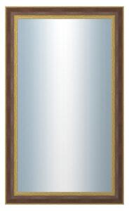 DANTIK - Zrkadlo v rámu, rozmer s rámom 60x100 cm z lišty ZVRATNÁ červenozlatá plast (3069)