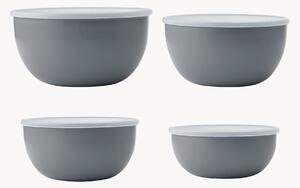 Misky na prípravu jedál's pokrievkami KitchenAid, 4 ks