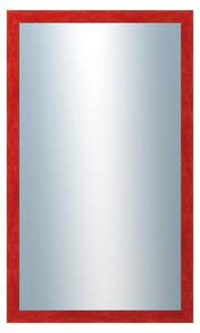 DANTIK - Zrkadlo v rámu, rozmer s rámom 60x100 cm z lišty RETRO červená (2534)