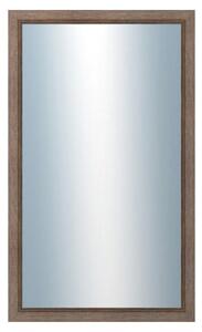 DANTIK - Zrkadlo v rámu, rozmer s rámom 60x100 cm z lišty CARRARA hnedá (2894)