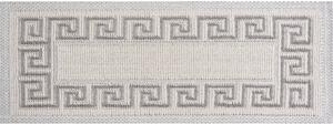 Krémovobiele bavlnené nášľapy na schody v súprave 16 ks 25x65 cm Versace Bej – Vitaus