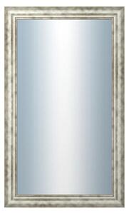 DANTIK - Zrkadlo v rámu, rozmer s rámom 60x100 cm z lišty TRITON široký strieborný (2950)