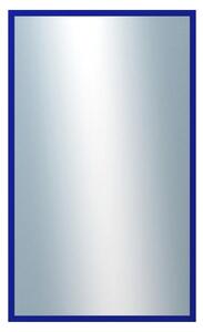 DANTIK - Zrkadlo v rámu, rozmer s rámom 60x100 cm z lišty PERLA modrá lesklá (2877)