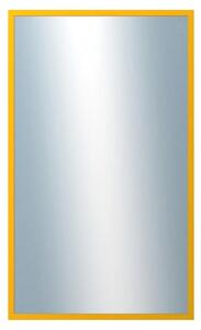 DANTIK - Zrkadlo v rámu, rozmer s rámom 60x100 cm z lišty PERLA žltá lesklá (2880)