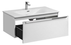 Kúpeľňová skrinka s umývadlom LEONARDO White U90/1 | 90 cm