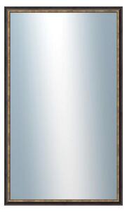 DANTIK - Zrkadlo v rámu, rozmer s rámom 60x100 cm z lišty TRITON čierna (2139)
