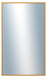 DANTIK - Zrkadlo v rámu, rozmer s rámom 60x100 cm z lišty Hliník oranžová (7269217)