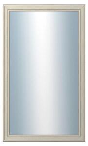 DANTIK - Zrkadlo v rámu, rozmer s rámom 60x100 cm z lišty STEP biela (3018)